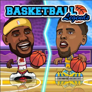 Basketball Legends is a thrilling sports game where you take control of both current and legendary basketball players. Featuring fast-paced, high-flying action, you can compete in 1v1 or 2v2 matches to showcase your skills on the court. With unique special moves and power-ups for each player, every game is a new and exciting experience. Challenge the AI or f