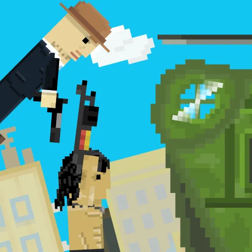 Getaway Shootout is an exhilarating action-packed game where you and your friends race through chaotic urban environments to reach the getaway vehicle first. Navigate through obstacle-filled maps using unique physics mechanics, collect powerful weapons and power-ups, and outsmart your opponents in this fast-paced, competitive multiplayer experience. With its