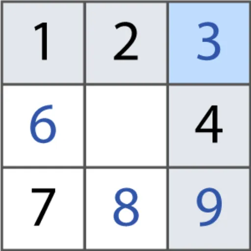 Dive into the mind-bending world of Sudoku, the ultimate puzzle game that challenges your logic and problem-solving skills. Fill the 9x9 grid with numbers, ensuring each column, row, and 3x3 subgrid contains the digits 1 through 9 without repetition. With varying levels of difficulty, Sudoku offers endless hours of fun and brain-training for both beginners a